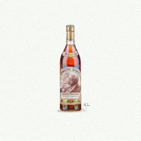 Papp Van Winkle Miniature watercolor reproduction by Karen Libecap